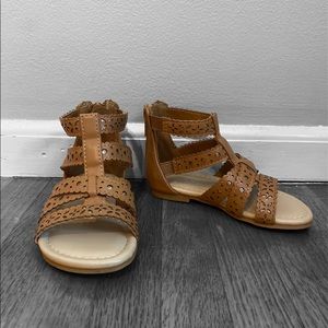 EUC Sugar Brand Toddler Size 6 Tan Gladiator Style Sandals. Bundle & Save!